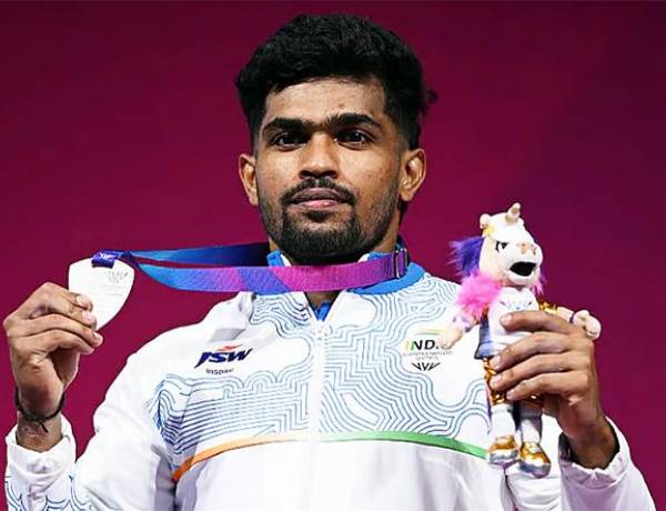 காமன்வெல்த் விளையாட்டு போட்டி – பளுதூக்கும் போட்டியில் இந்திய வீரர் ராஜா முத்துப்பாண்டி வெள்ளி பதக்கம் வென்றார்
