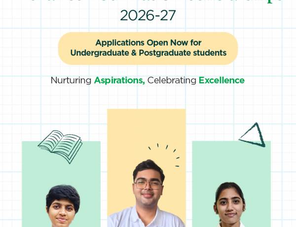 Reliance Foundation’s prestigious Scholarships open for applications: to award 5100 first year UG & PG students