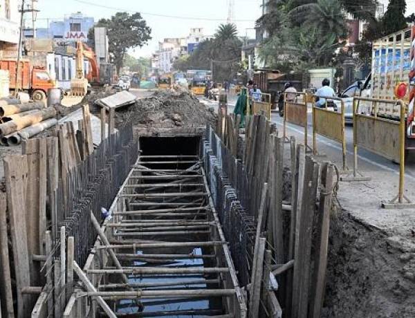 ₹41-crore Stormwater Drain Project to Prevent Floods in Chennai’s West