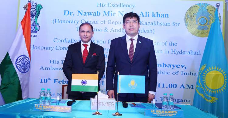 Honorary Consulate of Kazakhstan opened in the   South Indian metropolitan - the city of Hyderabad