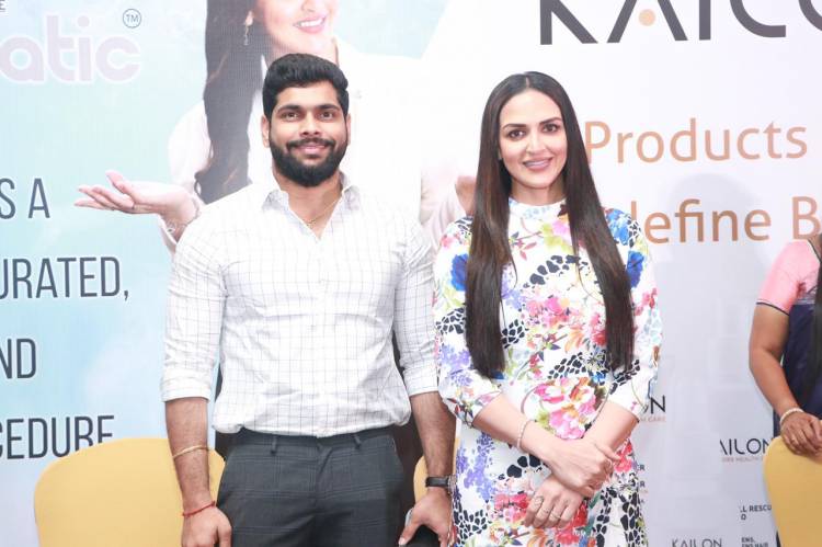 #KolorsCryomatic launch.. #Kailon   @Esha_Deol calls #Chennai as her home town.. 