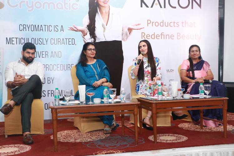 #KolorsCryomatic launch.. #Kailon   @Esha_Deol calls #Chennai as her home town.. 