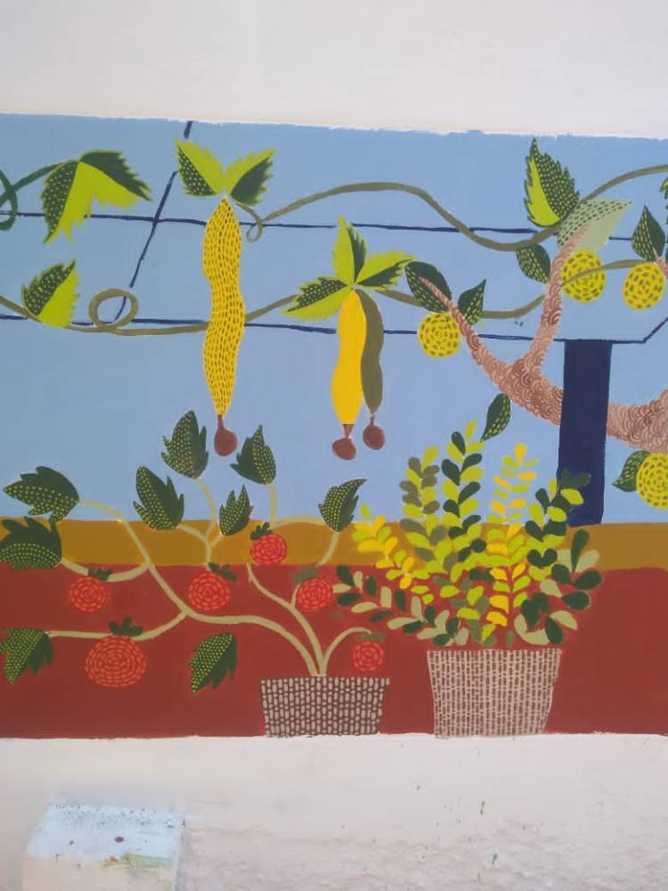 The Department of Fine Arts, Stella Maris College, has completed mural paintings on the campus walls.