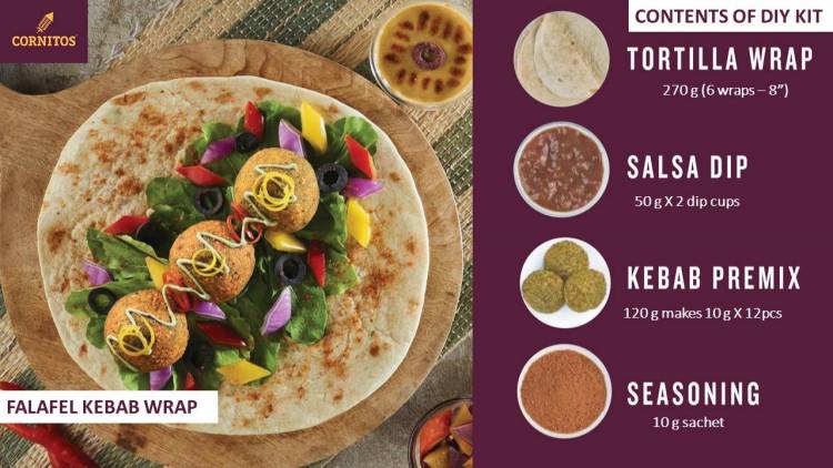 This Holi enjoy a range of wraps with the newly launched Cornitos DIY Kit