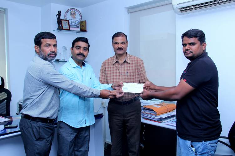 Hybiz TV keeps its word, hands over cheques to Journalist Families