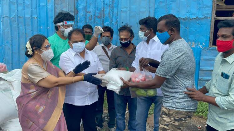 நடிகர் சங்க உறுப்பினர்களுக்கு நடிகை ஜெயசித்ரா நிவாரண உதவி