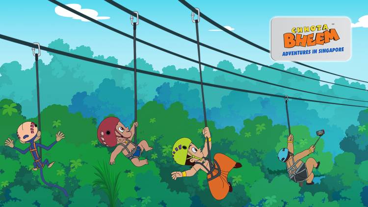 The Singapore Tourism Board, in partnership with Voot Kids,  presents “Chhota Bheem – Adventures in Singapore”