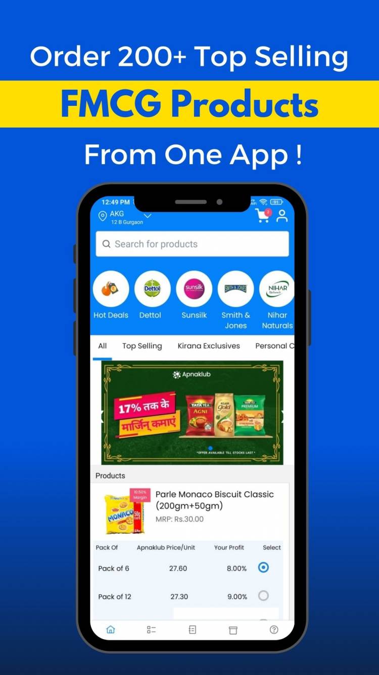 B2B FMCG wholesale platform Apnaklub raises US$3.5 million in  funding from Sequoia Capital India’s Surge