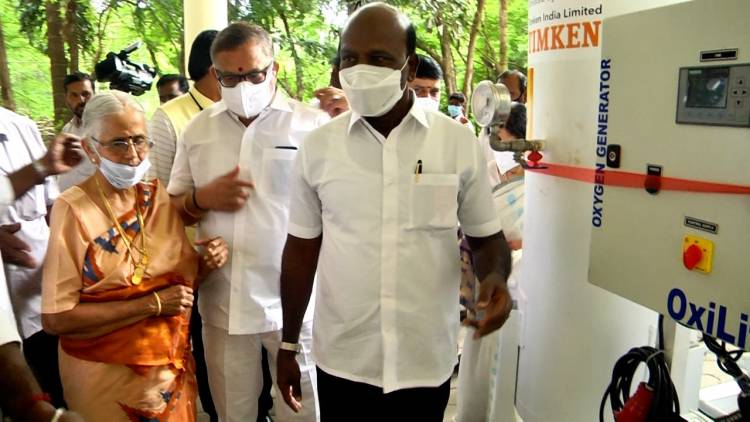 -சேப்பாக்கம் அரிமா சங்கம் மிகப்பெரிய நன்கொடை தொடர்கிறது - ரூ .2 கோடி மதிப்புள்ள 250 LPM ஆக்ஸிஜன் ஜெனரேட்டர் வழங்கப்பட்டது
