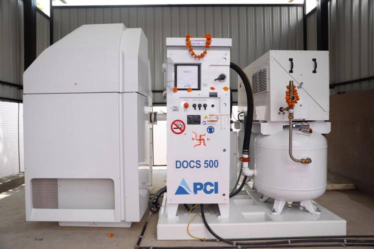 DTDC and Narayana Health successfully set up an oxygen generator plant in Jaipur