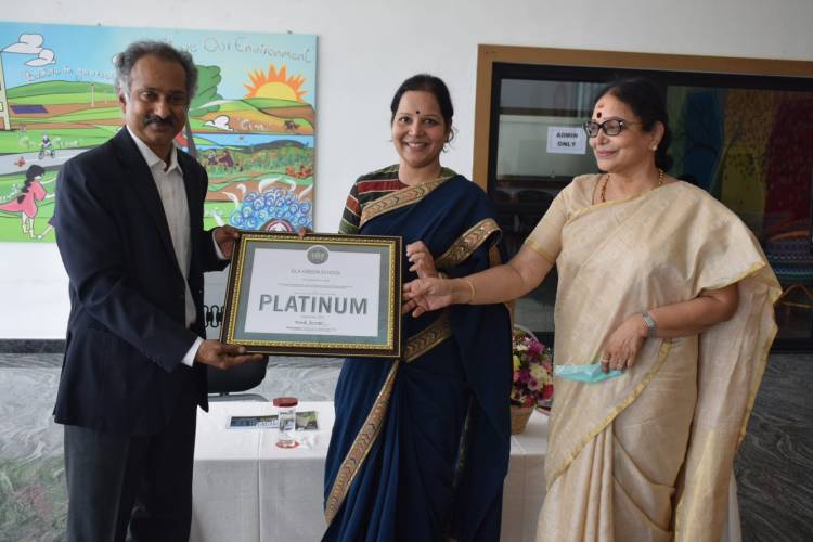 Ela Green School in Tamil Nadu is the first K-12 school in the world to receive the prestigious LEED Platinum certification under LEED v4.1 Operations + Maintenance (O+M): Interiors