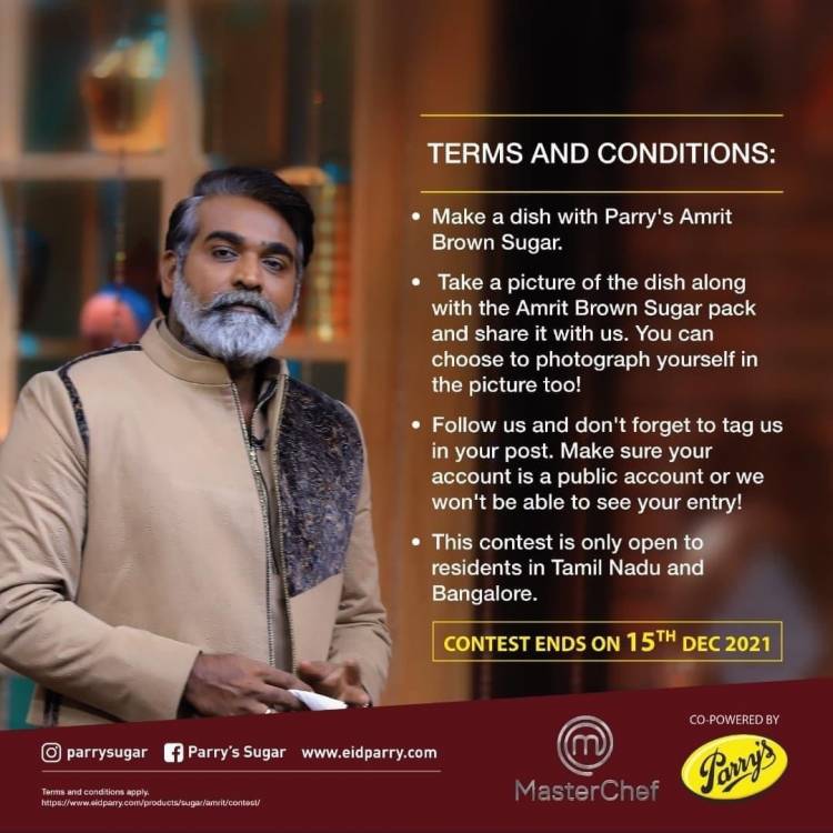 Makkal Selvan Vijay Sethupathi to meet & greet Amrit Brown Sugar users