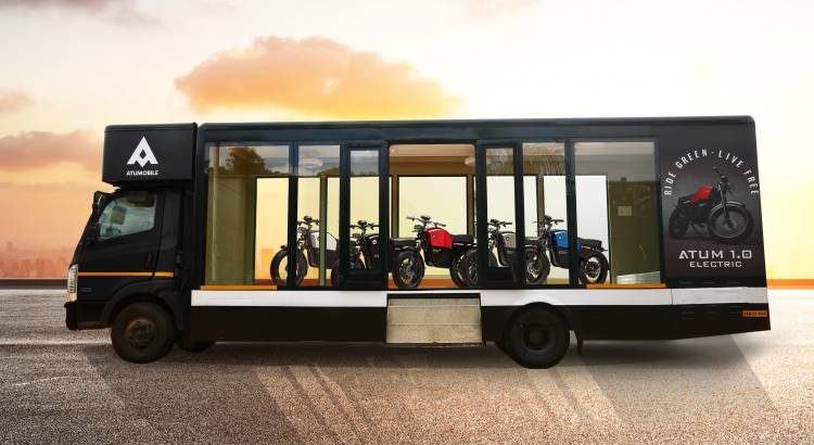 Atumobile Launches innovative way to offer Test Drives with Showroom-on-Wheels – an exciting experience zone for the EV enthusiasts.