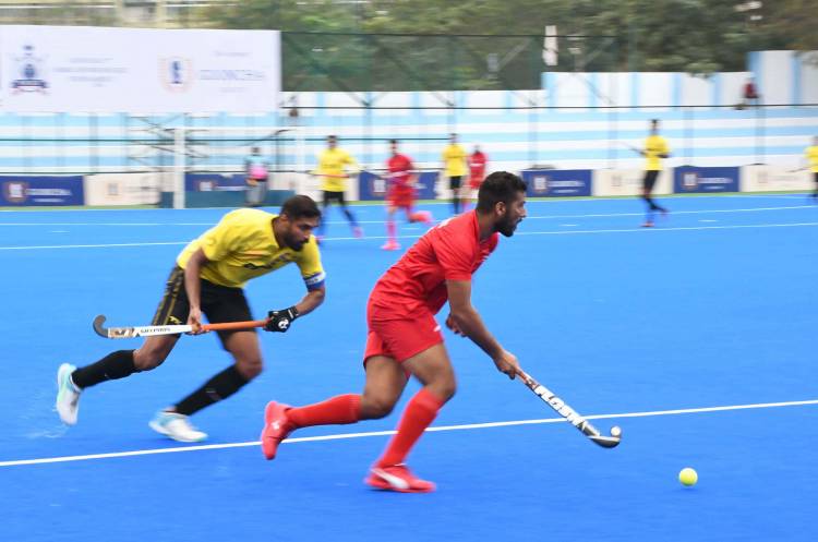 Home team SCR tastes its first loss at the hands of title holder PNB at the 'Gooncha 57th Nehru Senior Hockey Tournament’!