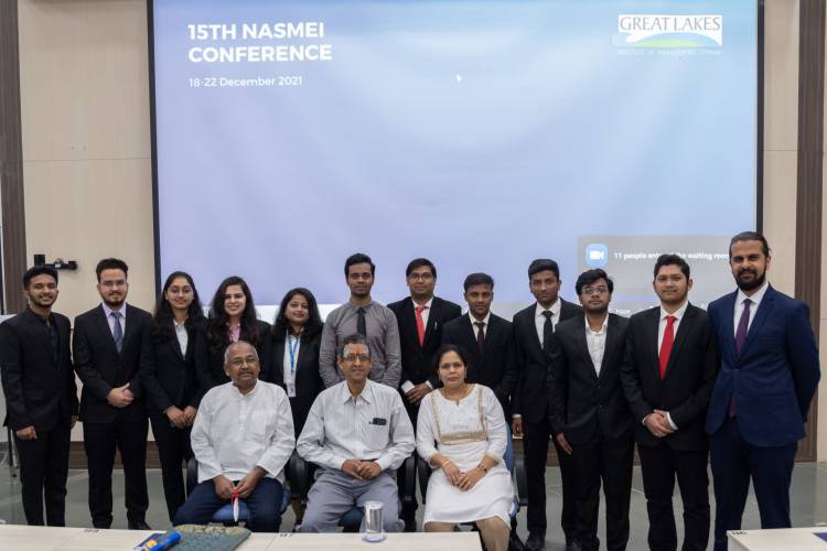 THE 15TH NASMEI INTERNATIONAL MARKETING CONFERENCE 2021 CONCLUDES AT GREAT LAKES INSTITUTE OF MANAGEMENT CHENNAI