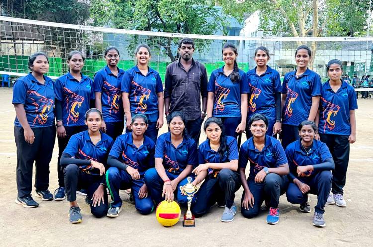 VELAMMAL'S THROWBALL TEAM TRIUMPHS