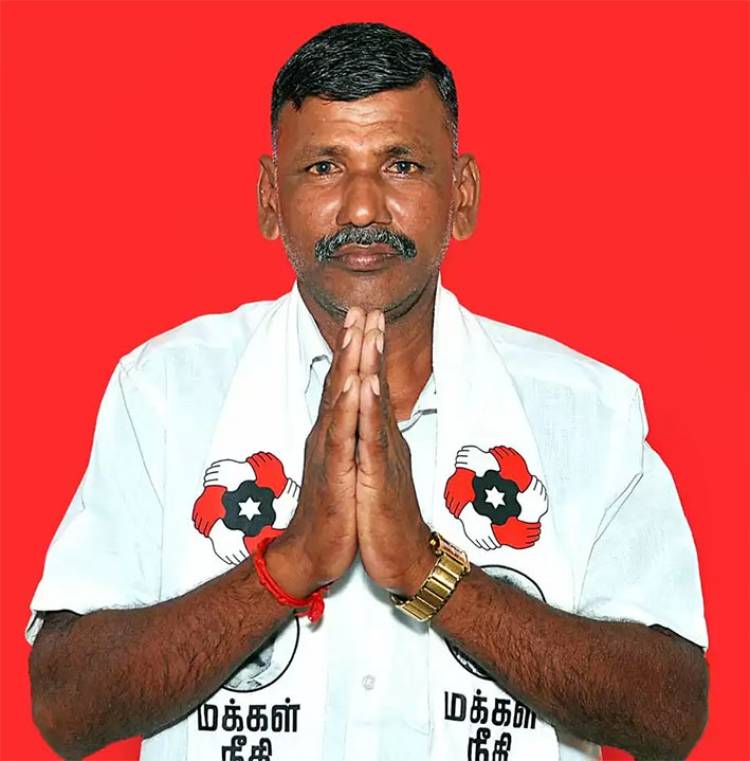 மக்கள் மக்கள் நீதி மையம் சார்பில் திருப்பூர் மாநகராட்சி 36வது வார்டில் போட்டியிட்ட மணி என்பவர் தற்கொலை