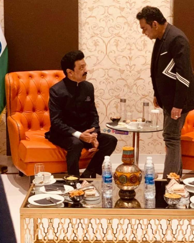 #DubaiExpo2020 பார்வையிடச் சென்ற என்னை நண்பர் 'இசைப் புயல்' A.R. Rahman