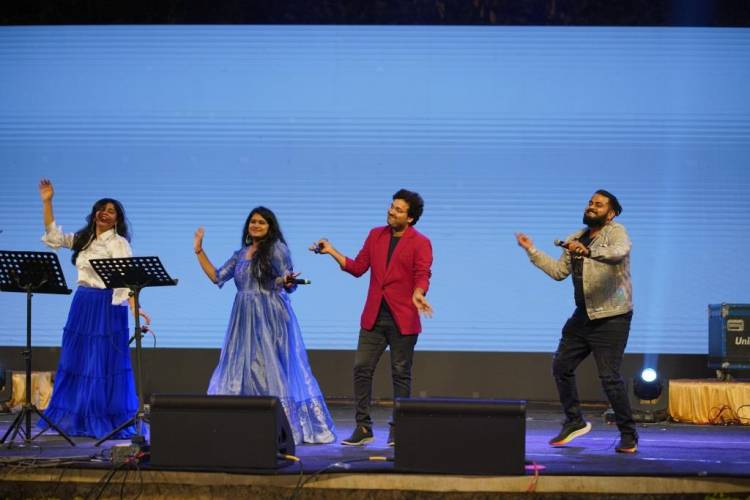 TELUGU NEW YEAR BASH 2022   Hybiz TV Telugu New Year Bash Was An Upbeat Experience For The City Music Lovers