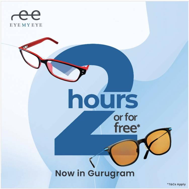EyeMyEye announces first of its kind express delivery service, ‘2-Hours OR FREE’ in the eyewear category