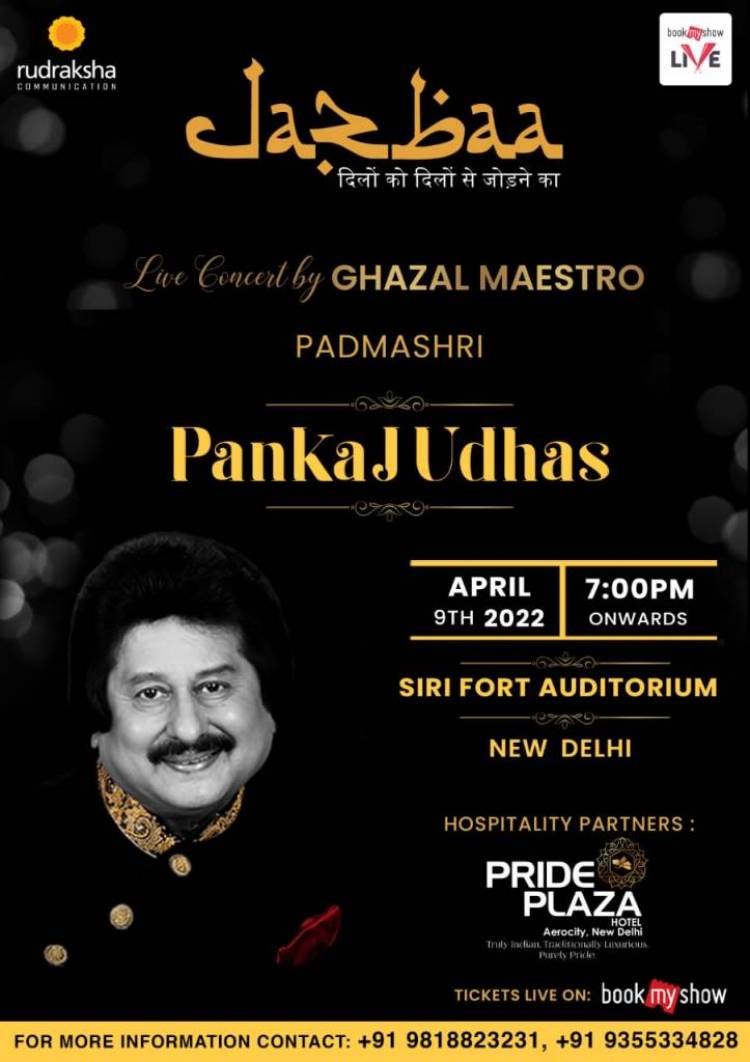 Gazal Maestro Pankaj Udhas live in concert Jazbaa in Delhi