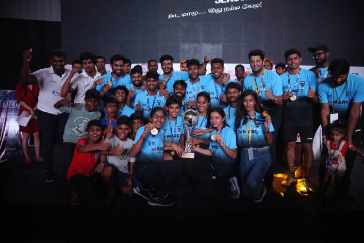 MARINA DOLPHINS EDGE OUT NAMAKKAL KILLADIS– CROWNED AS THE CHAMPIONS OF TAMILNADU BADMINTON SUPER LEAGUE - SEASON 2 