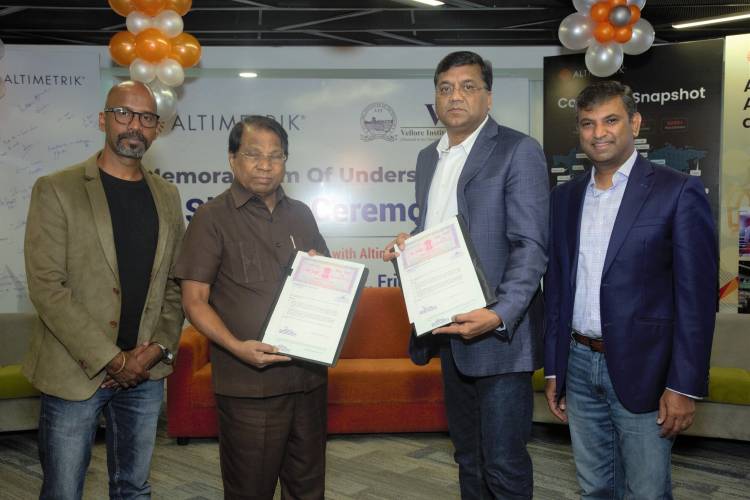 Altimetrik signs MoU with VIT to deliver Master of Computer Applications (MCA) course for 200 students
