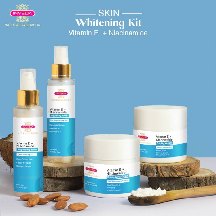 Immerse yourself in a hydration-based skincare routine for glowy skin with Inveda’s newly launched VITAMIN E Range