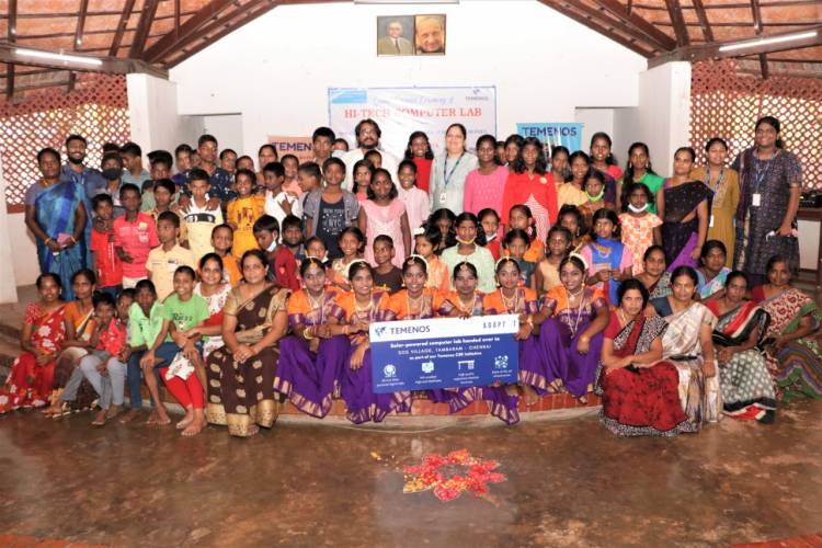 Temenos India supports SOS Children’s Village of India - Chatnath Homes - Chennai with a computer lab set-up worth Rs. 55 lakhs
