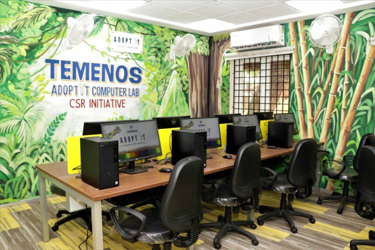 Temenos India supports SOS Children’s Village of India - Chatnath Homes - Chennai with a computer lab set-up worth Rs. 55 lakhs