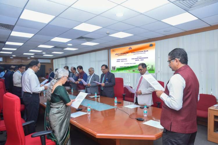 Indian Overseas Bank observesVigilanceAwareness Week 2022 from 31st October to 06th November2022