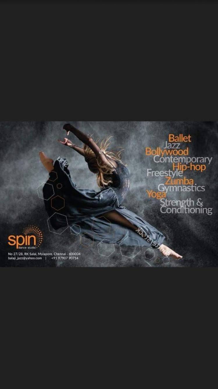 Spin Dance Studio,RK Salai is now open for registrations