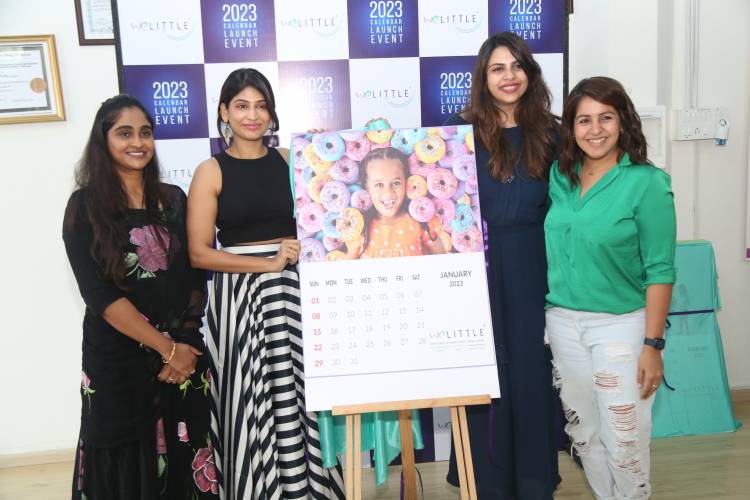 'We Little' Clinic Calendar launched by Dr Shifa Samsudeen, Amrita Samant, Shruti Nakul, Vijayalakshmi Ahathiyan to create awareness about Food is not the sole reason for Cavities