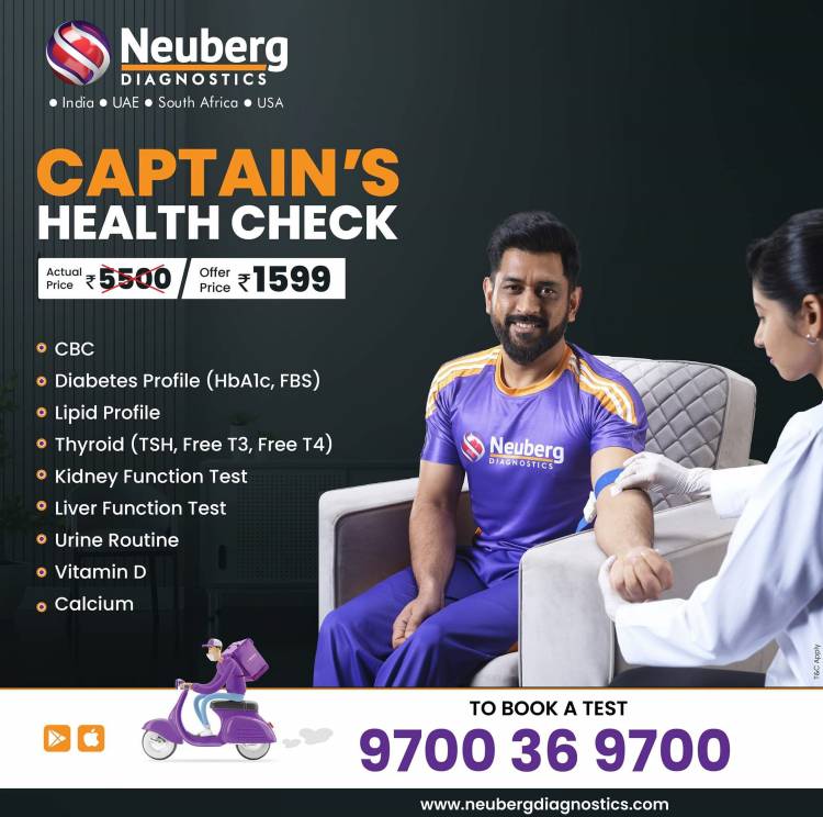 Mahendra Singh Dhoni urging people to remain healthy and undergo preventive health checkup this year
