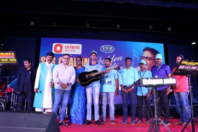 SPB CHARAN GOLDEN NITE - Presented By ORIENT ELECTRIC Orient BLDC Suthumbothu, india-ve thulli kuthikkyum.