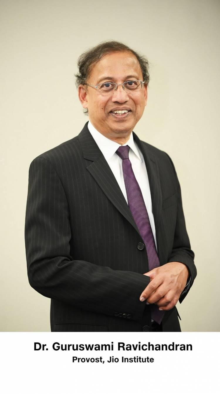 Renowned Scientist & Jio Institute’s Provost Dr Guruswami Ravichandran honoured with ASME Timoshenko Medal for Ground-breaking Contributions in Applied Mechanics