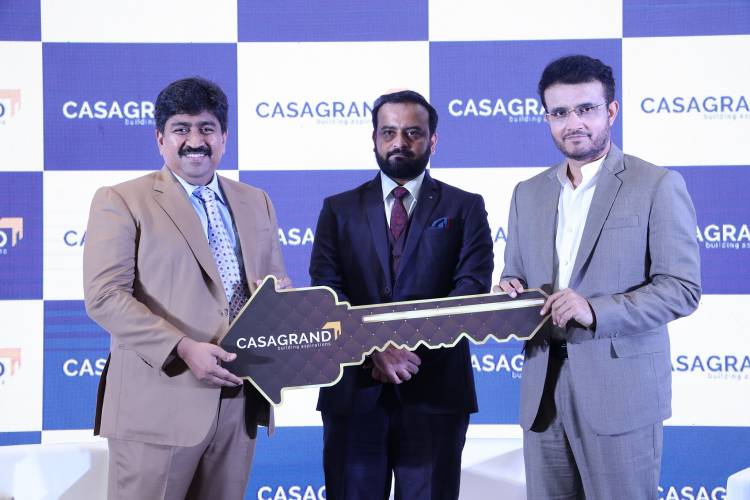 Casagrand partners with Sourav Ganguly : Transforming lives