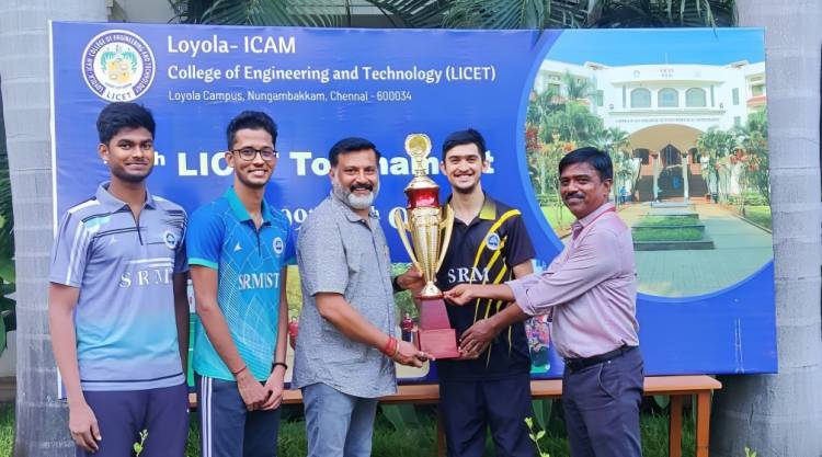 State Level Table Tennis (Men) Tournament -SRM IST WON GOLD Medal