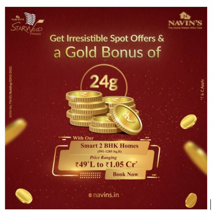 Navin’s ‘Homes Worth more than Gold Campaign’ to Mark this Akshaya Tritiya