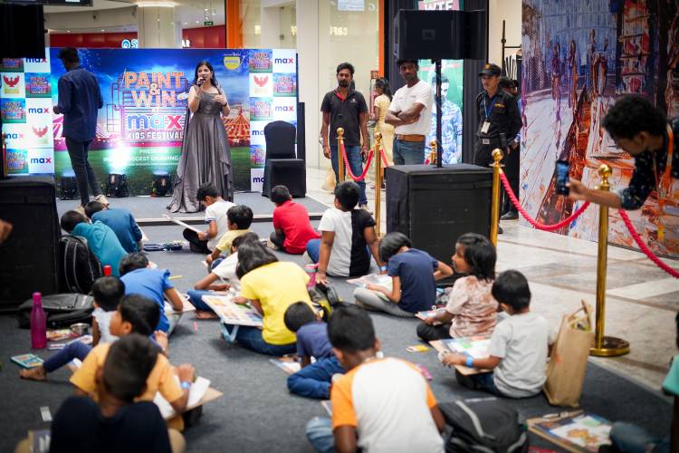800+ kids participated in a drawing competition at Phoenix MarketCity
