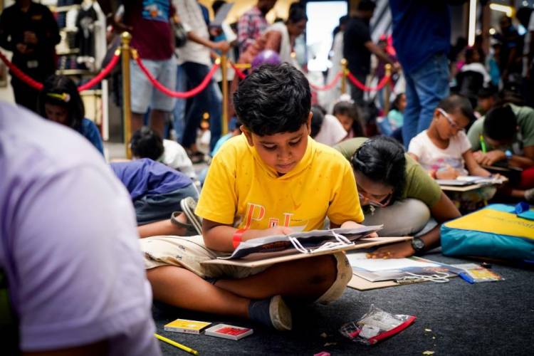 800+ kids participated in a drawing competition at Phoenix MarketCity