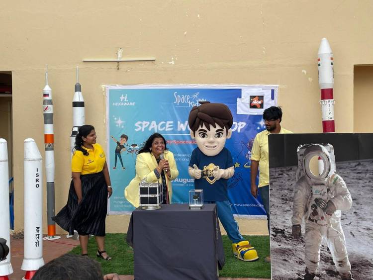 அபிமன்யுவின் விண்வெளி சாகசங்களை குழந்தகளுக்கு அறிமுகப்படுத்திய நிக் மற்றும் ஸ்பேஸ் கிட்ஸ் இந்தியா!