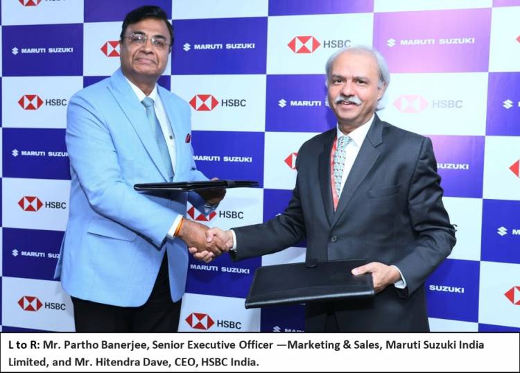 Maruti Suzuki partners with HSBC India for Dealer Financing solutions