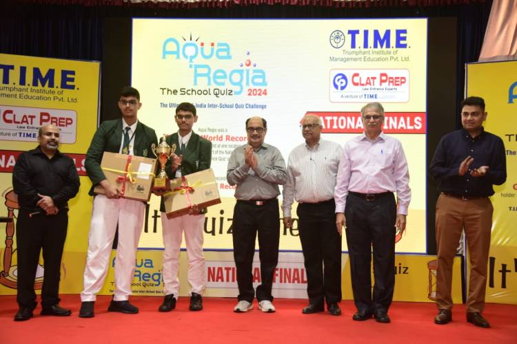 DPS, New Town, Kolkata wins National Finals of Aqua Regia - The School Quiz 2024