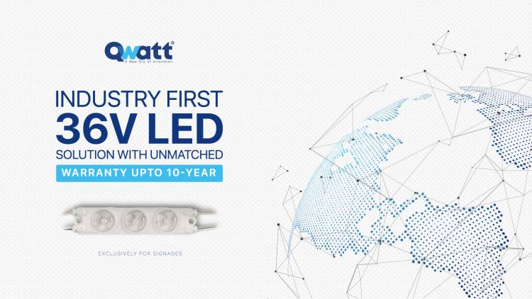 Qwatt Technologies Unveils Industry-First 36V LED Module with Unmatched 10-Year Warranty