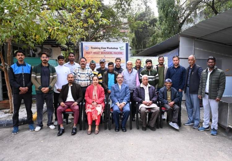 Training-cum-Workshop on Multi-Millet Dehusking Machine at HRED RuTAG IIT Roorkee