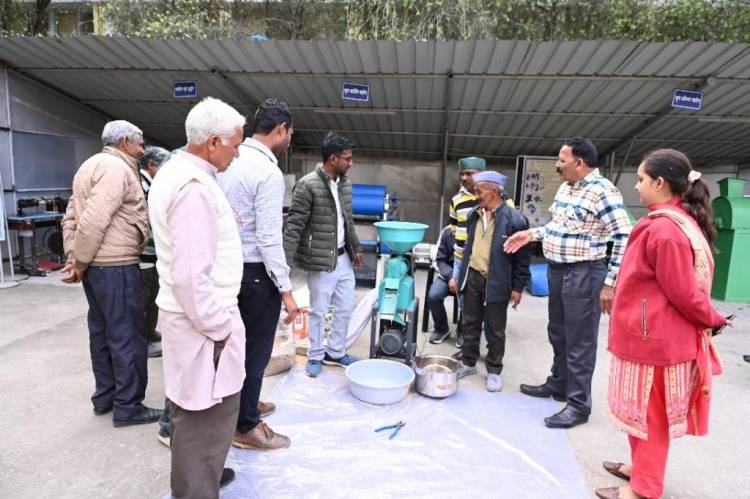 Training-cum-Workshop on Multi-Millet Dehusking Machine at HRED RuTAG IIT Roorkee