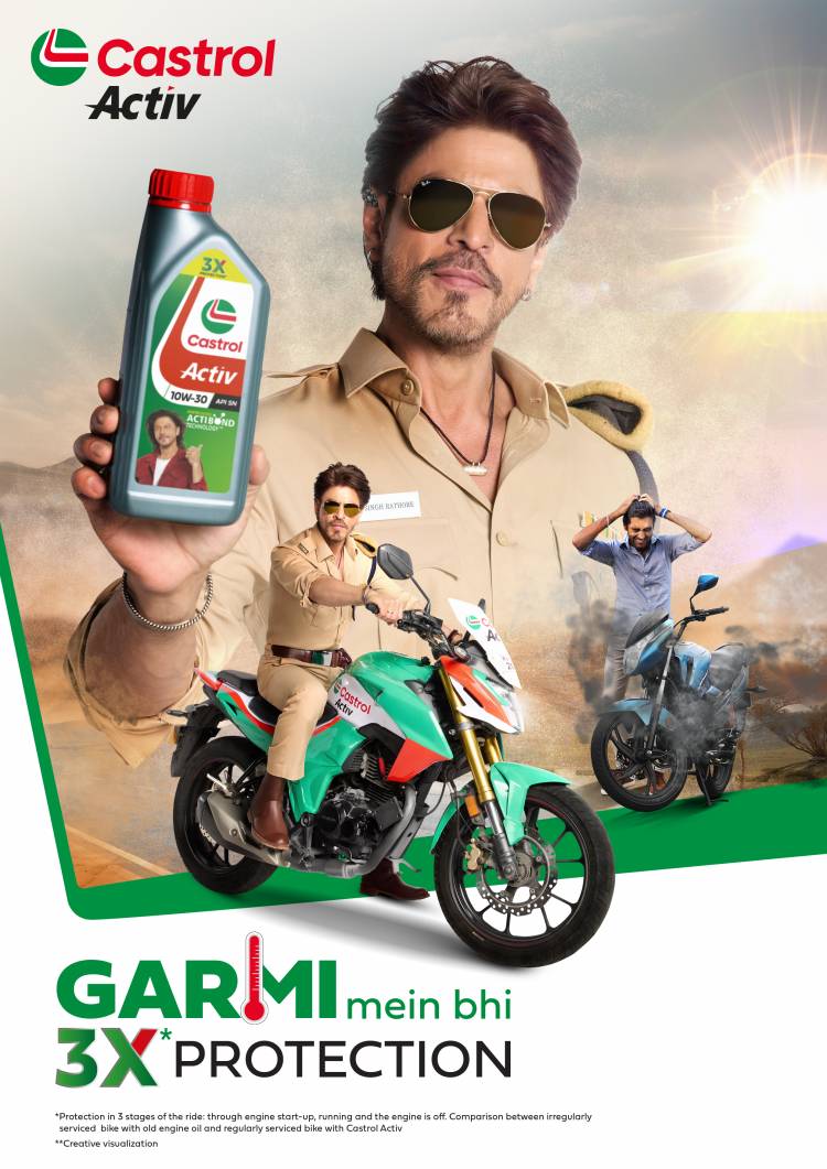 Castrol India relaunches Castrol Activ with a new campaign featuring Shah Rukh Khan