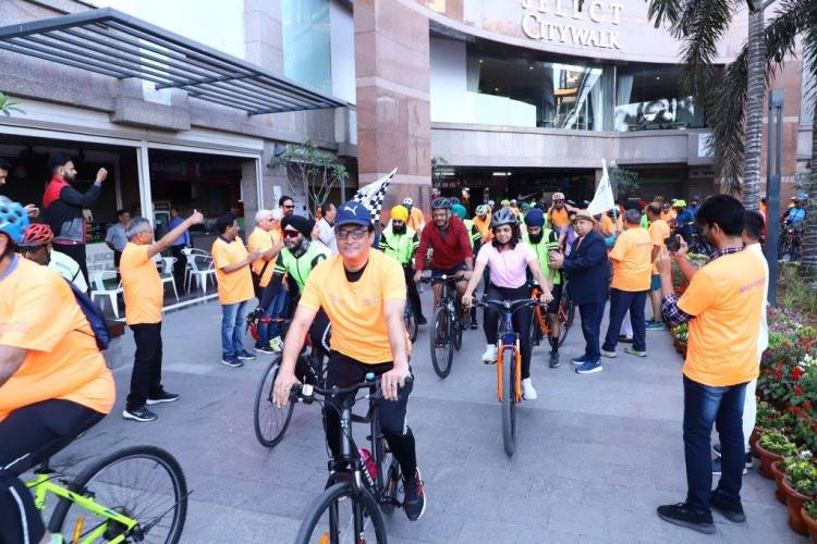 Rotary Club of Delhi Manthan’s ‘RECYCLE LIFE’ Cycle Rally Successfully Raises Awareness on Organ Donation