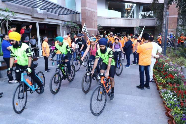 Rotary Club of Delhi Manthan’s ‘RECYCLE LIFE’ Cycle Rally Successfully Raises Awareness on Organ Donation